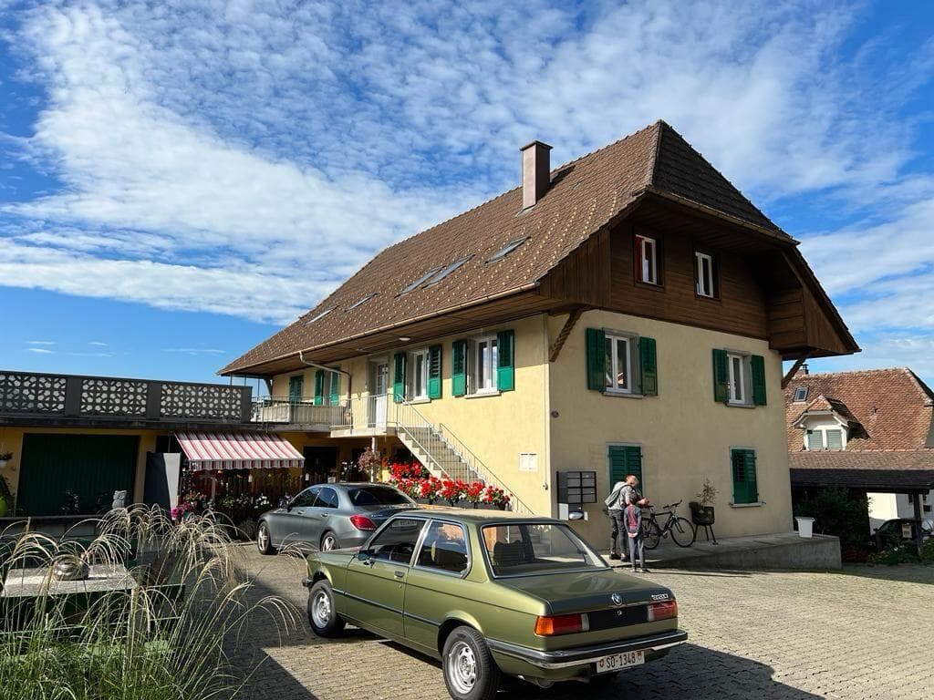 Wohnliegenschaft Toggiburgstrasse 32 in Rohrbach mit Aussentreppe und Vorplatz
